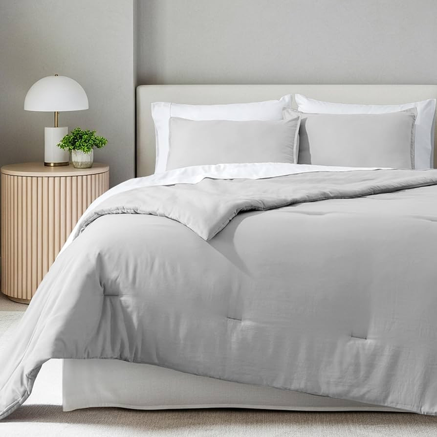 Bare Home Comforter Set - King Size - Ultra-Soft - Goose Down Alternative - Premium 1800 Series -... | Amazon (US)