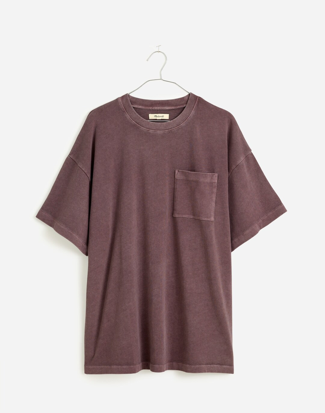 Garment-Dyed Oversized Pocket Tee | Madewell