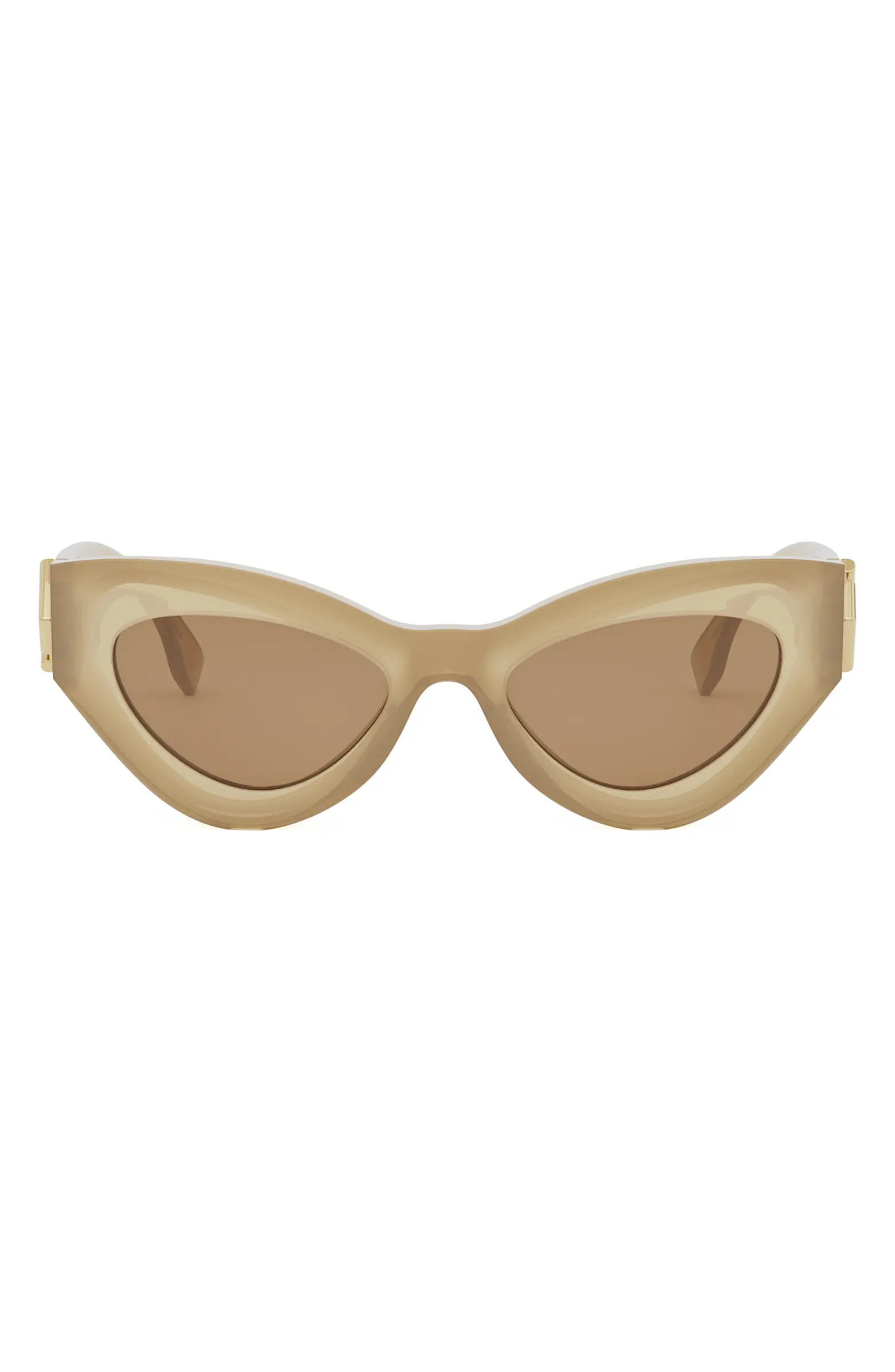 FF Diamonds 52mm Cat Eye Sunglasses | Nordstrom