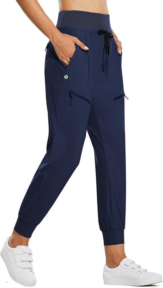 baleaf Women's Lightweight Hiking Pants with 5 Zippered Pockets | Amazon (US)