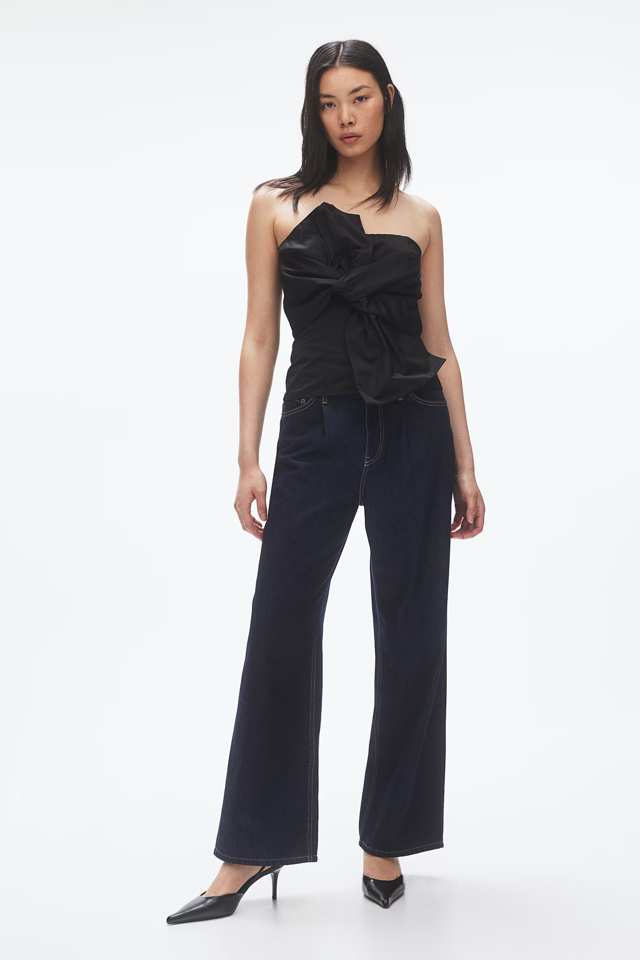 Wide denim trousers | H&M (UK, MY, IN, SG, PH, TW, HK)
