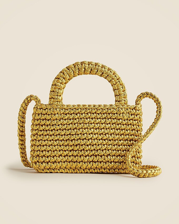 Cadiz phone bag in metallic | J. Crew US