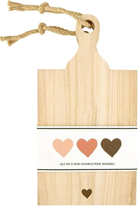 Santa Barbara Design Studio Charcuterie Boards Mini Paulownia Wood Serving Tray for Cheese, Meat,... | Amazon (US)