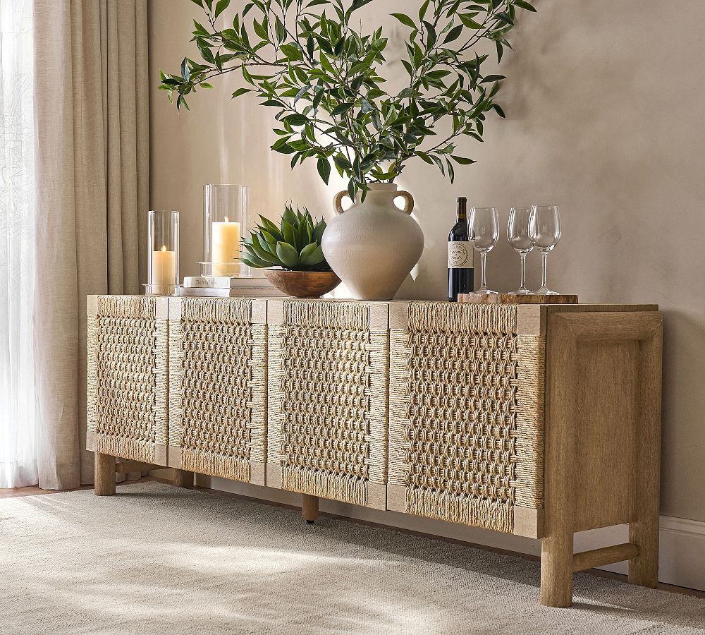Bolinas Woven Buffet (75") | Pottery Barn (US)