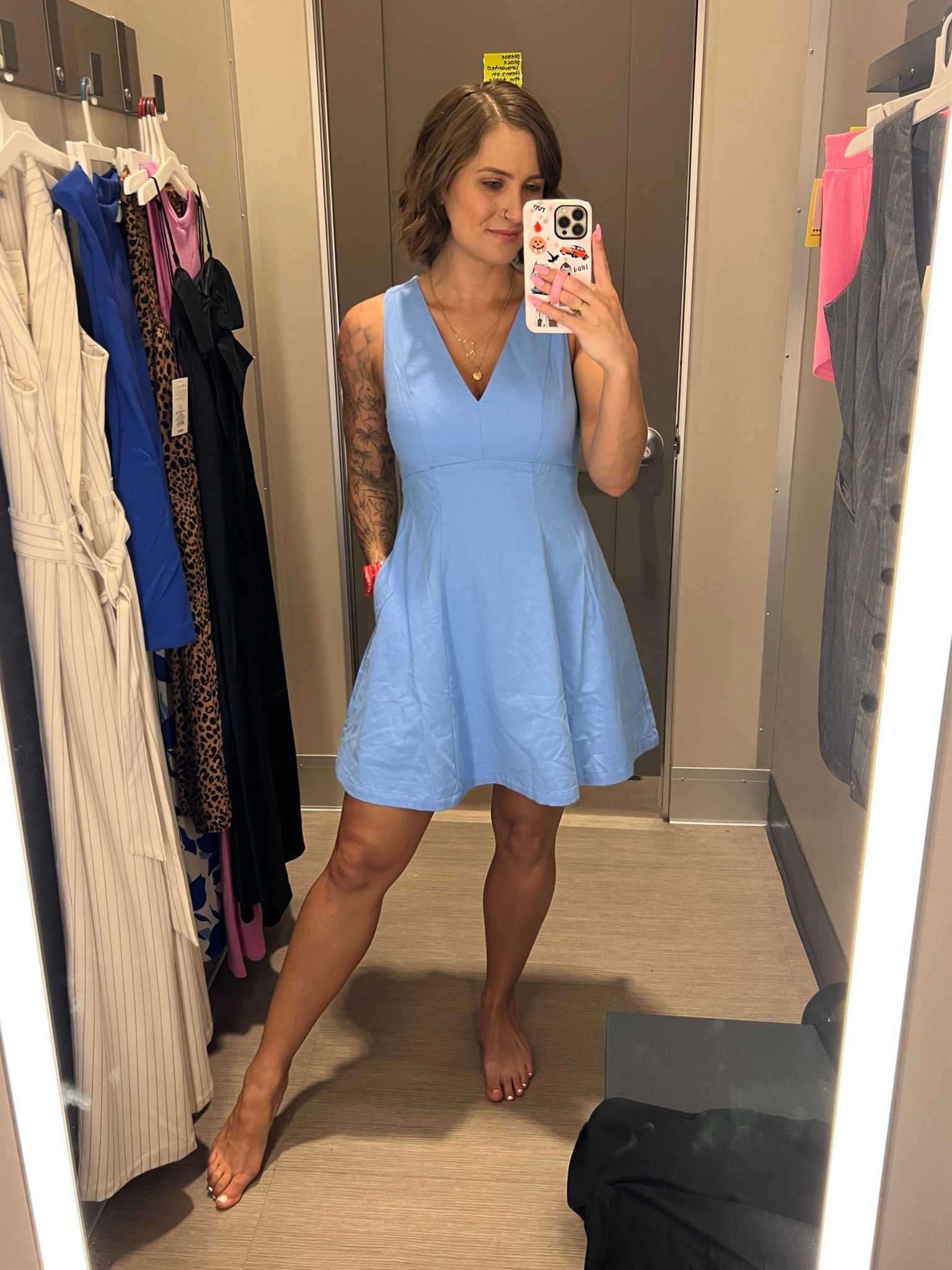 The cutest little dress perfect for a wedding guest or wedding festivities. I’m wearing a size 6. It also has POCKETS! 

#LTKWedding #LTKSeasonal #LTKFindsUnder50