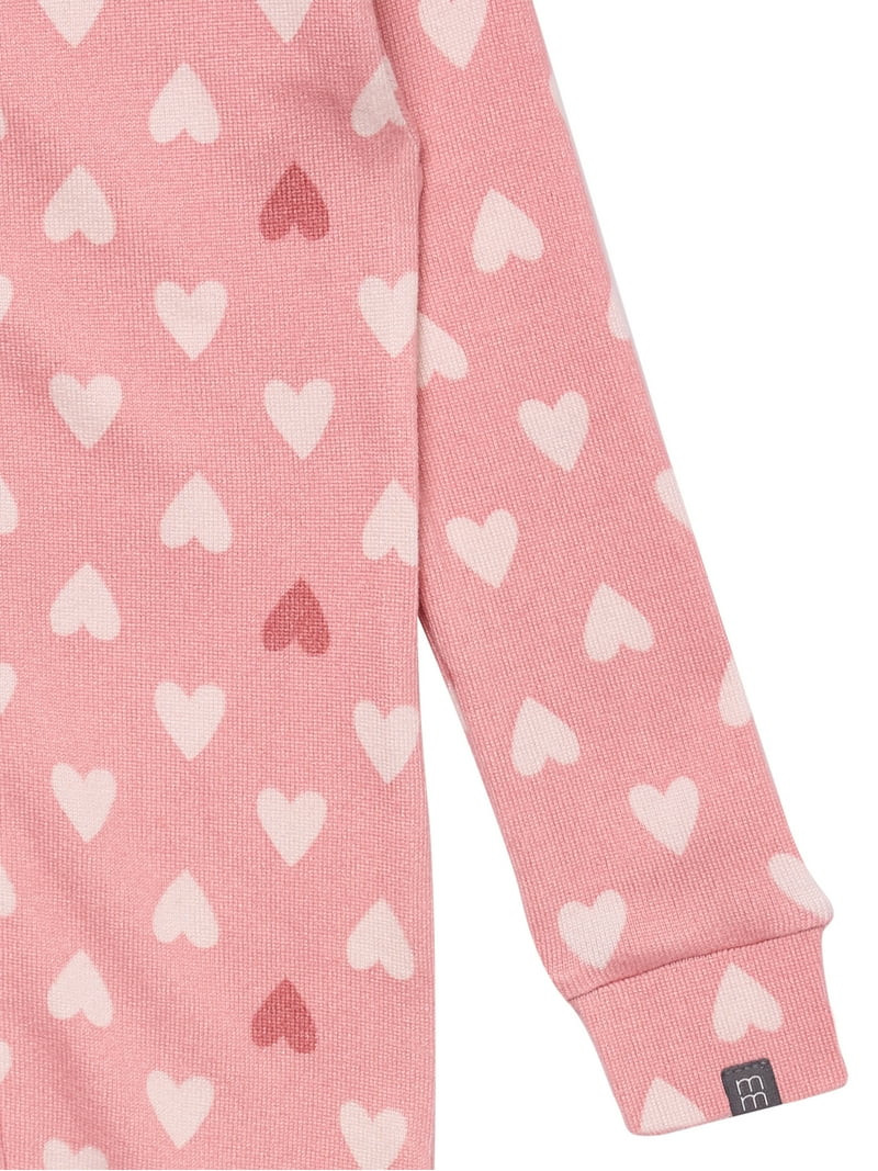 Modern Moments by Gerber Toddler Valentine´s Day One-Piece Pajama, Sizes 12M-5T | Walmart (US)