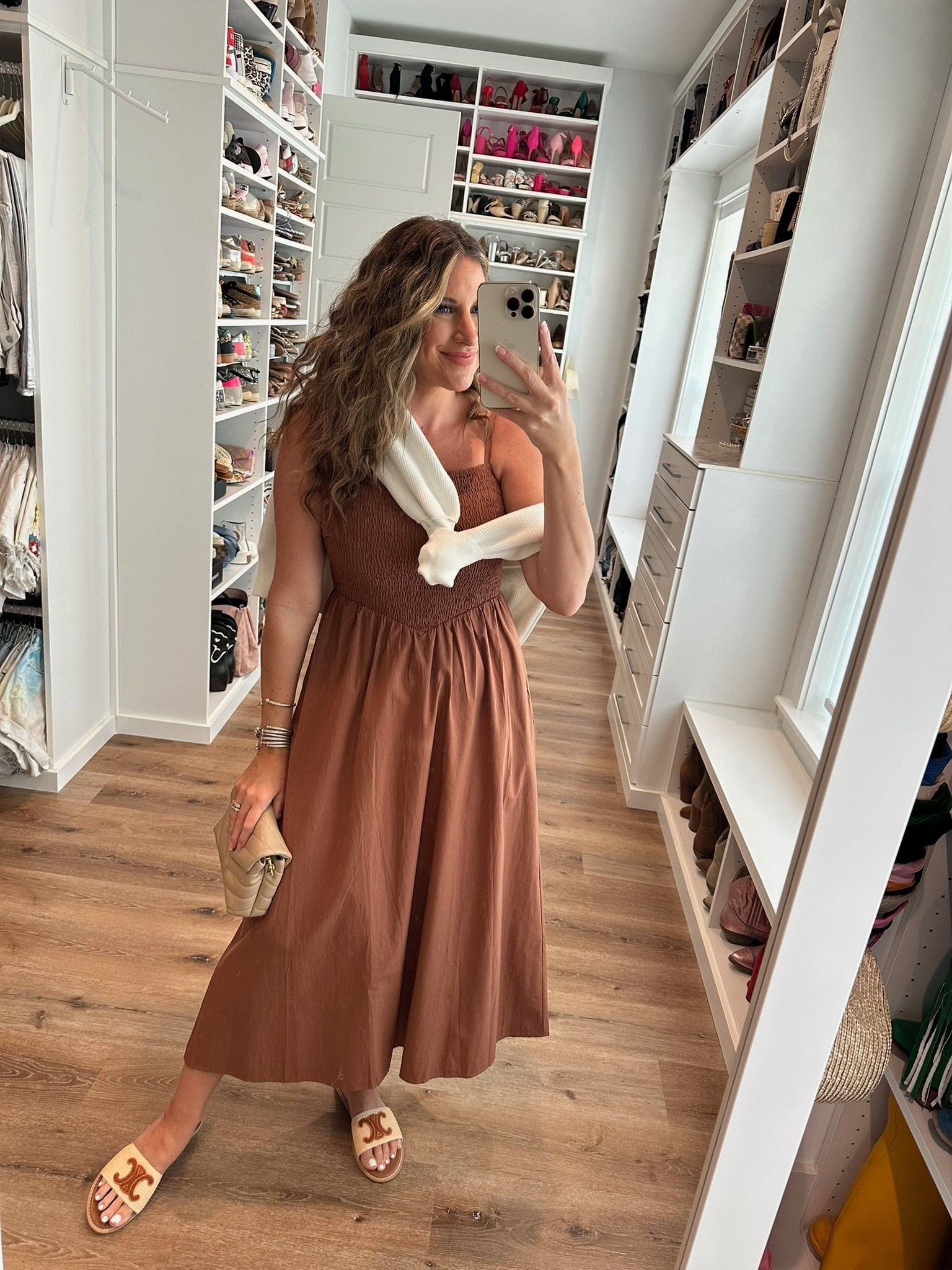 In a small midi, small sweater and accessories for spring - fits tts.

#LTKgrwm #LTKootd #LTKSeasonal