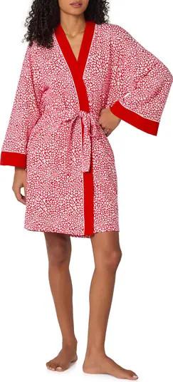 BedHead Pajamas Print Stretch Organic Cotton Jersey Robe | Nordstrom | Nordstrom