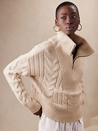 Cavo Half-Zip Sweater | Banana Republic (US)