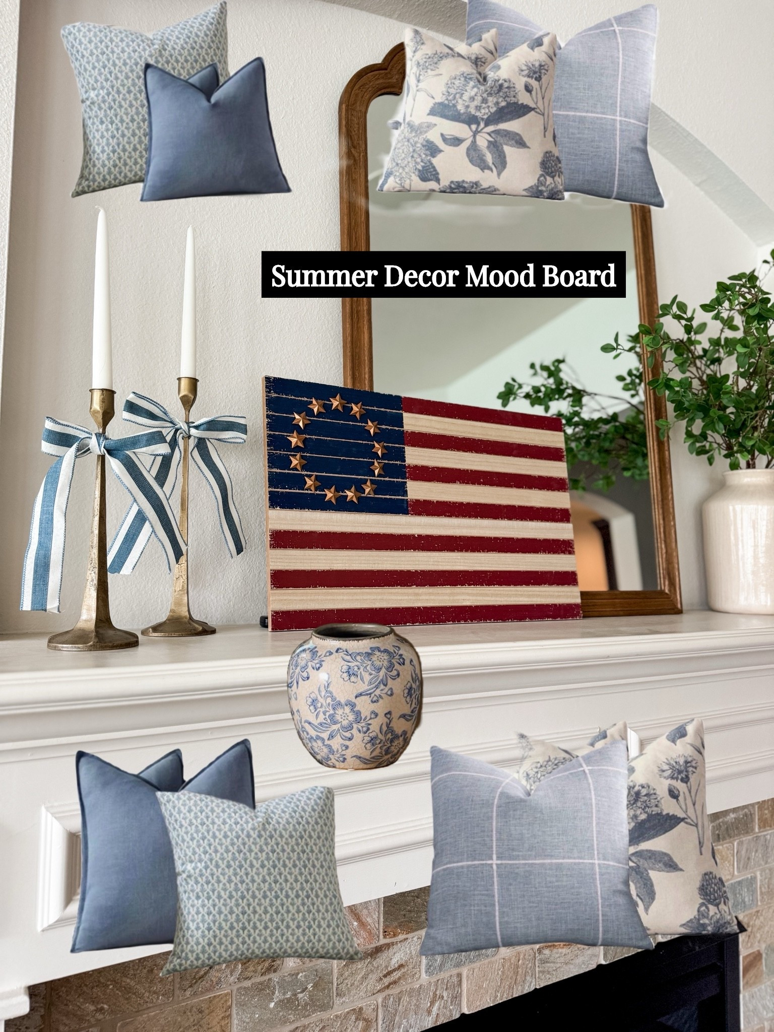 Americana Summer Decor 🇺🇸 Easy Coast summer

#LTKHome #LTKSeasonal