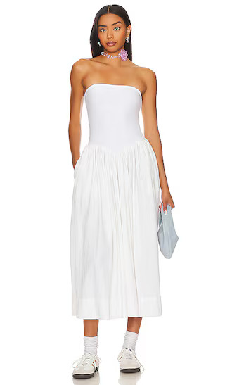 Onda Tube Midi Dress in Ivory | Revolve Clothing (Global)