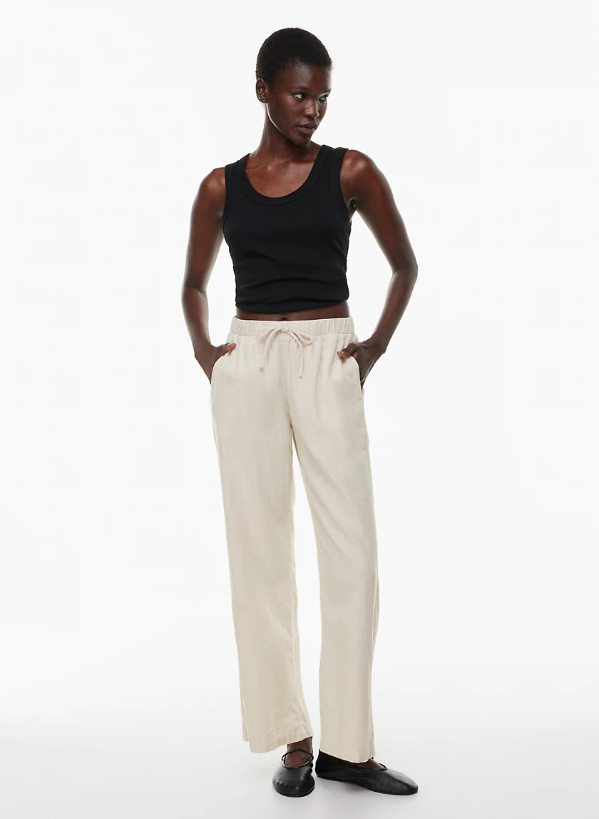 SONTAG LINEN PANT | Aritzia