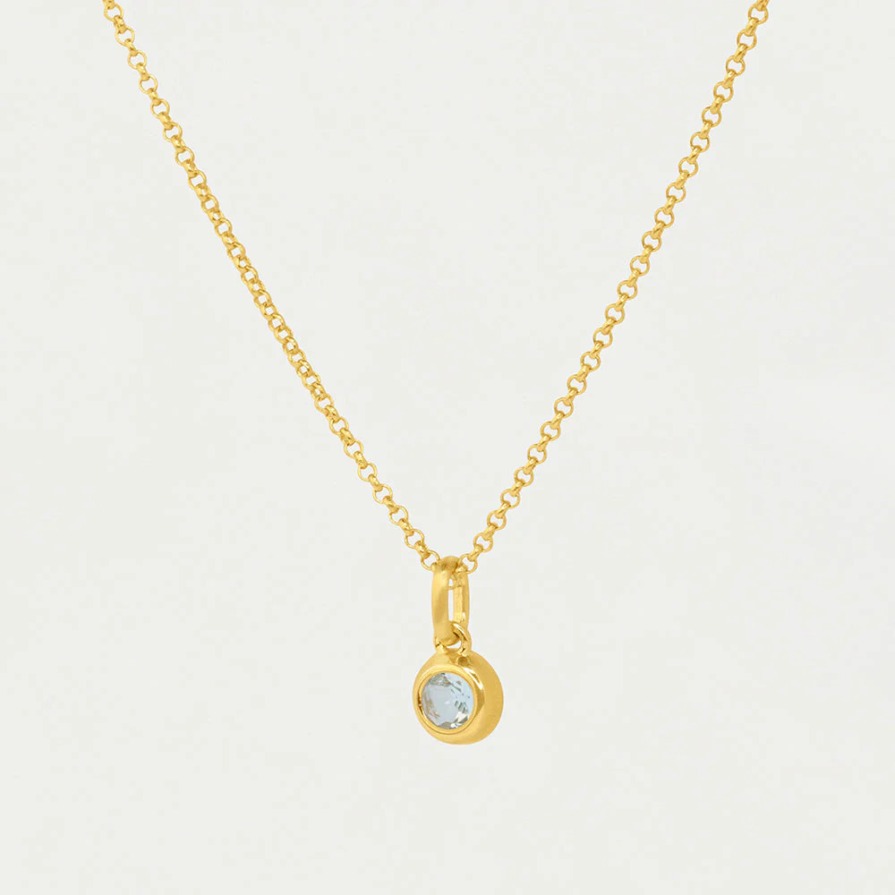 Round Birthstone Necklace | Dean Davidson