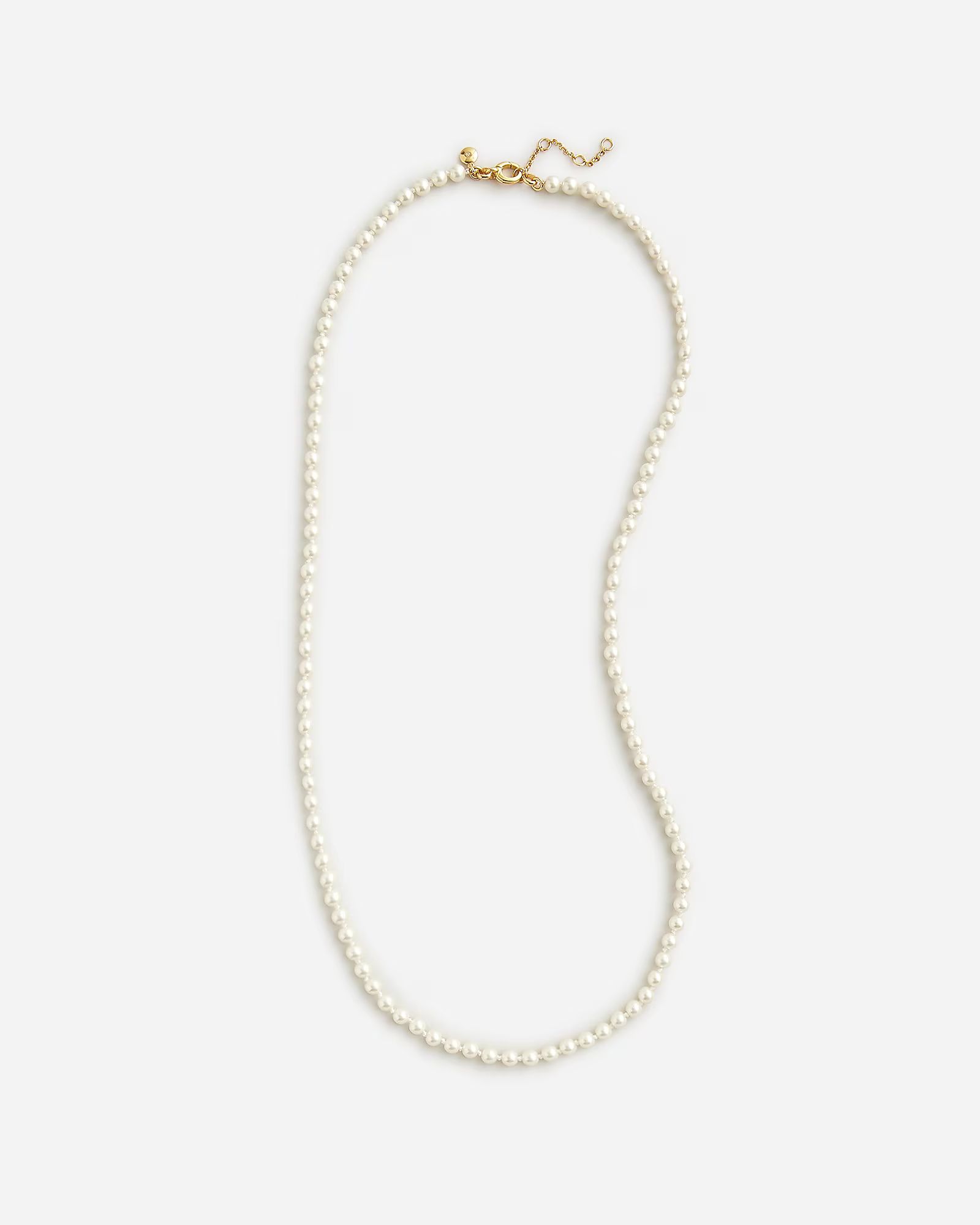 Long pearl necklace | J.Crew US