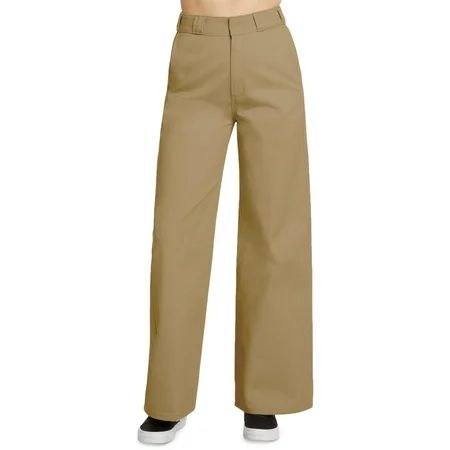 Dickies Girl Womens Juniors Twill Wide Leg Work Jeans | Walmart (US)