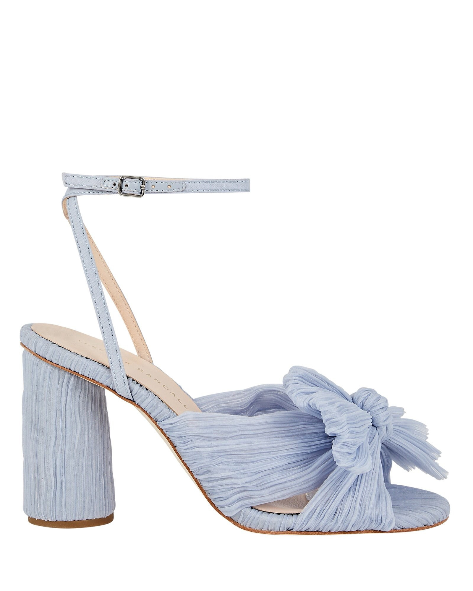 Camellia Knotted Plissé Sandals | INTERMIX