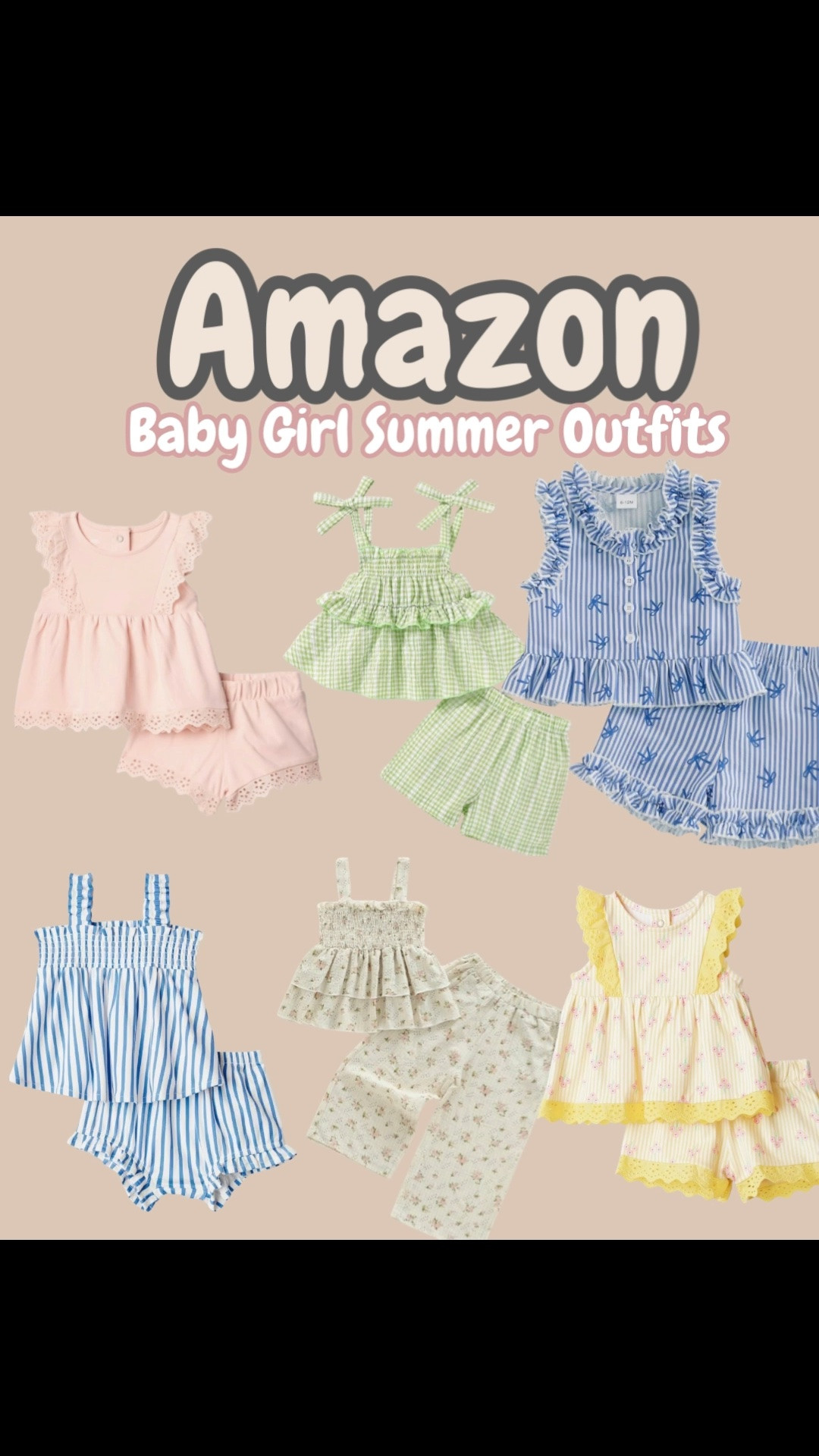 Baby girl outfits from Amazon for the summer!
Summer outfits for kids, baby fashion, baby style, baby girl romper, baby girl outfit, baby shower gift, amazon kids, Amazon baby, baby girl clothes, baby girl bubble, baby girl dress

#LTKKids #LTKBaby #LTKSeasonal
