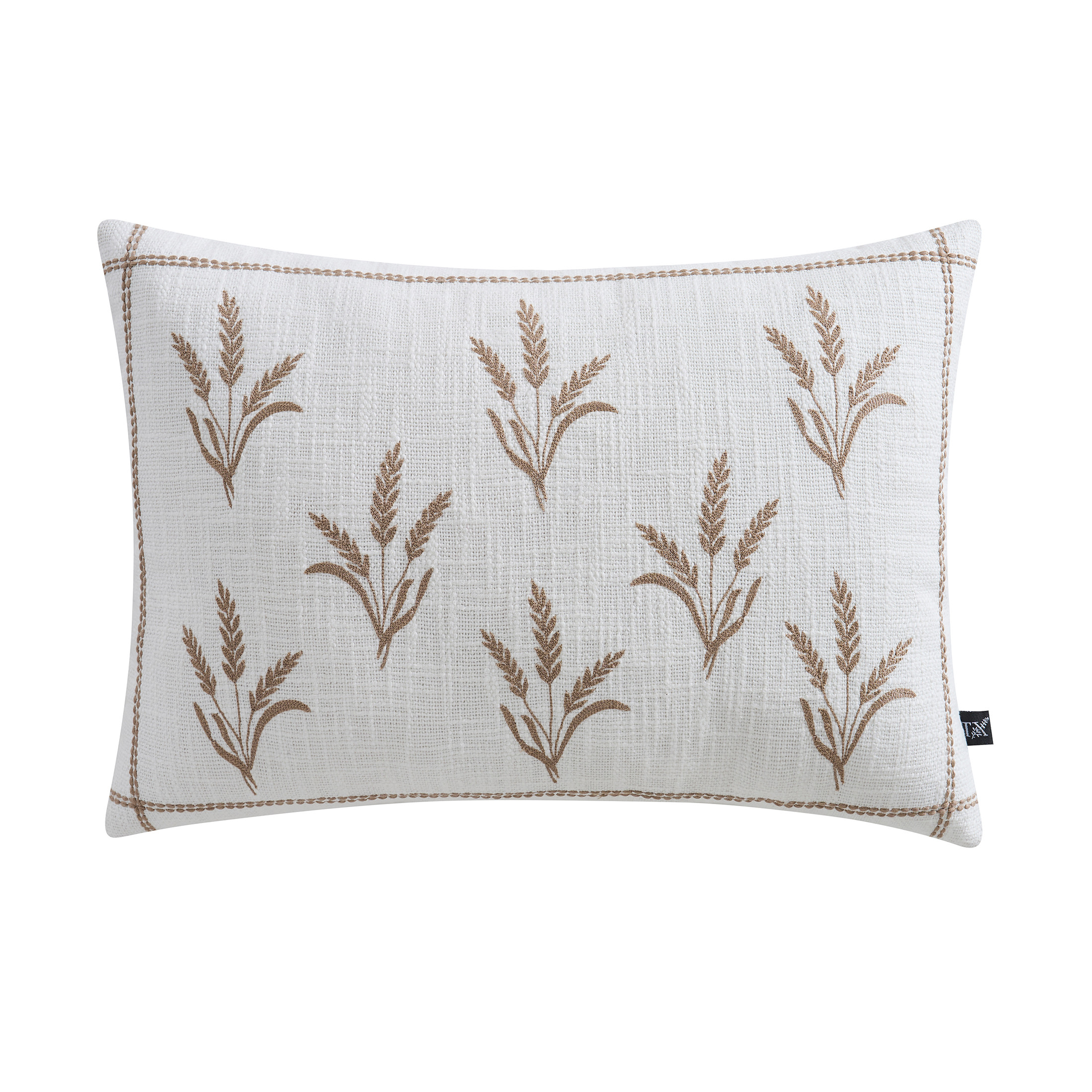 My Texas House 14" x 20" Harvest Wheat Ivory Cotton Slub Decorative Pillow - Walmart.com | Walmart (US)