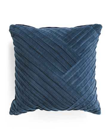 20x20 Textured Velvet Pillow | TJ Maxx