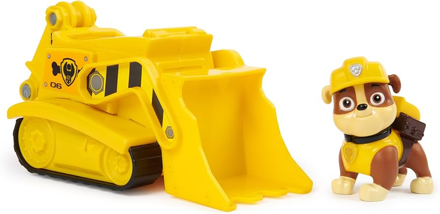PAW Patrol, Rubble’s Bulldozer, Toy Vehicle with Collectible Action Figure, Sustainably Minded ... | Amazon (US)