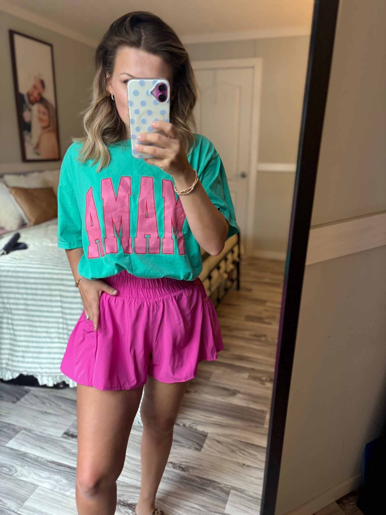 My fav shorts in pink! 