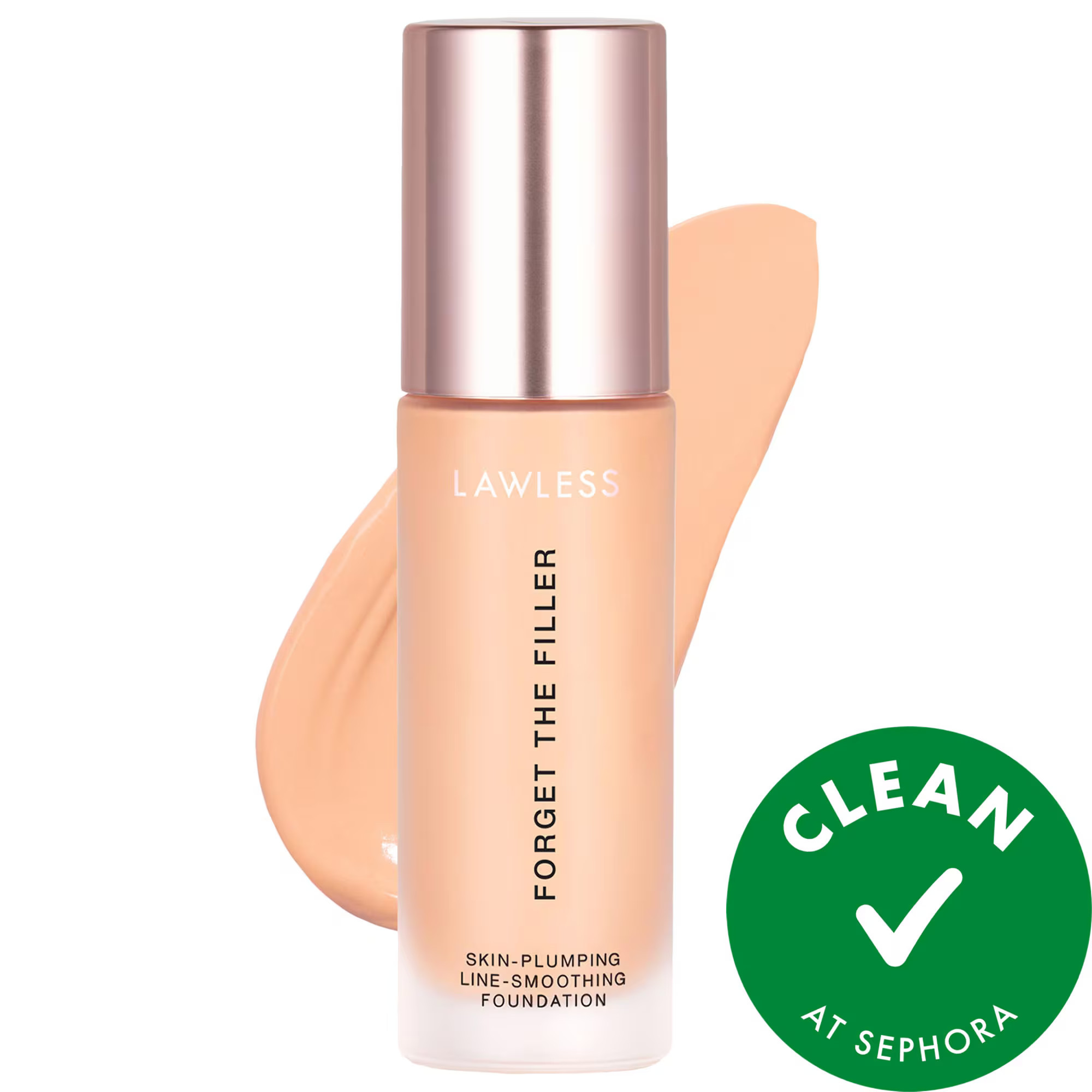 LAWLESS Forget The Filler Skin-Plumping Line-Smoothing Foundation 6L 1 oz / 30 ml | Sephora (US)