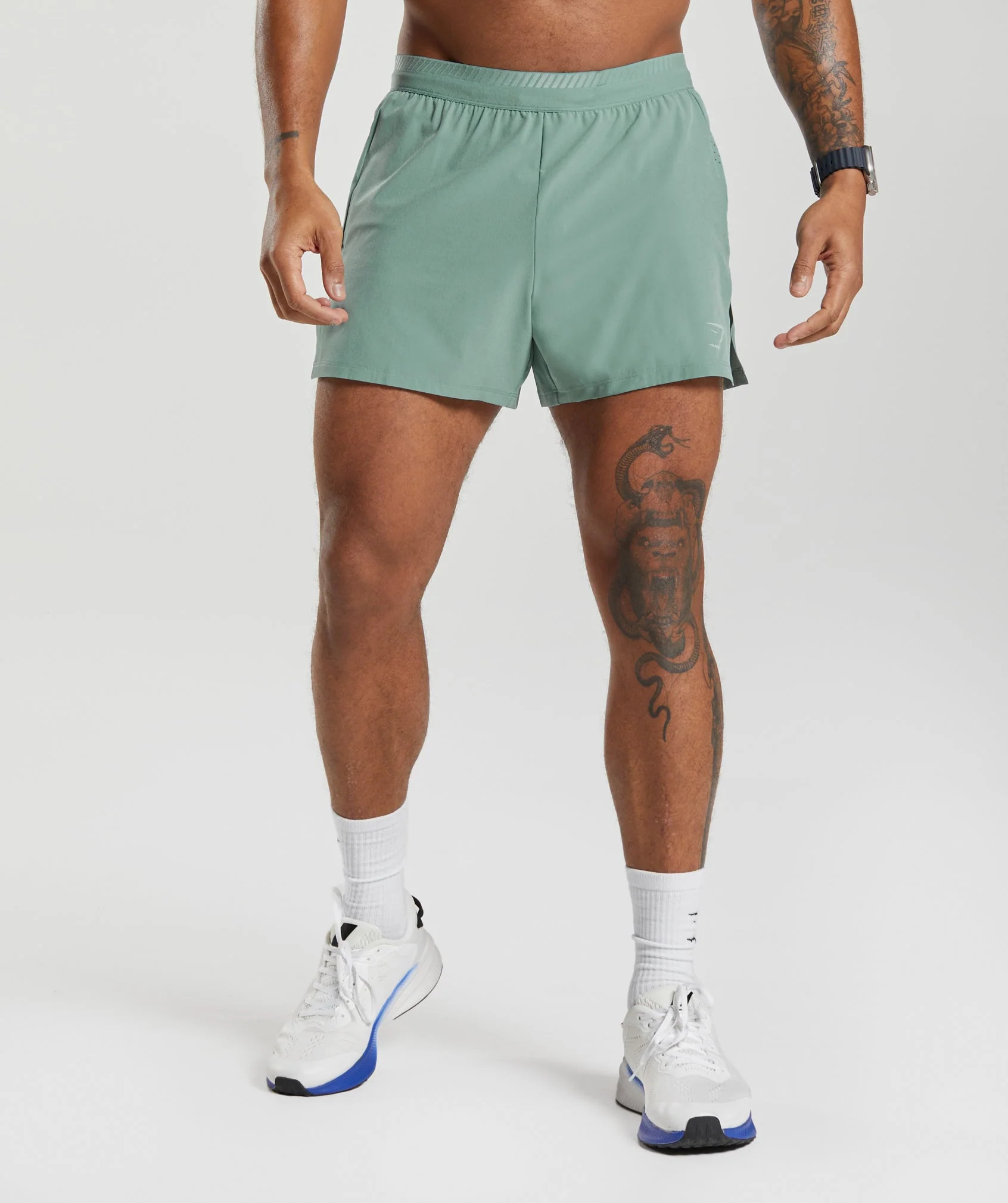 Gymshark Apex Run 4" Shorts - Ink Teal | Gymshark US