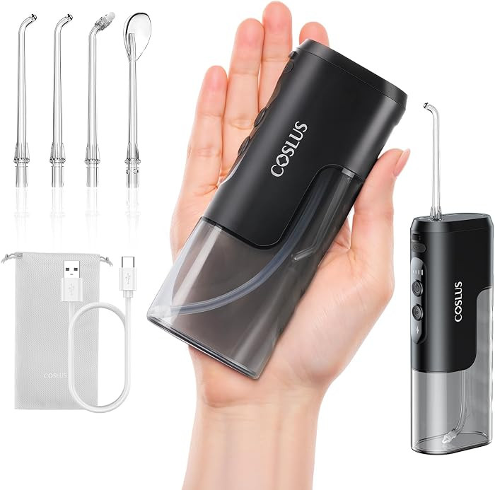 COSLUS T40 Mini Water Flosser for Travel, Portable Compact Design | Amazon (US)