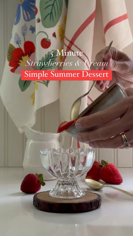 This strawberries & cream is a simple summer dessert that’s easy to make. 

#LTKHome