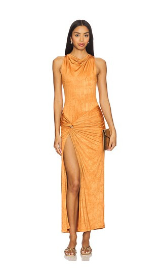 Nala Dress in Cinnamon | Revolve Clothing (Global)