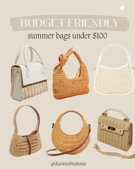 Summer Bags under $100 ✨

#summer #purse #handbags #summerbags #spring #woven #raffia #basket #wicker #brown #natural #summervacation #handbags #crossbody 

#LTKGiftGuide #LTKSeasonal #LTKfindsunder50