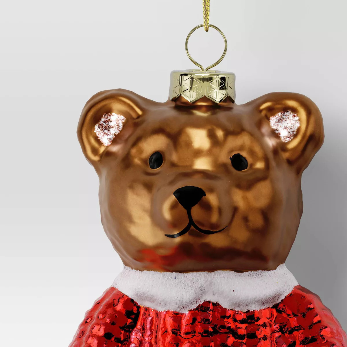 Christmas Glass Sweater Bear Ornament - Wondershop™ | Target