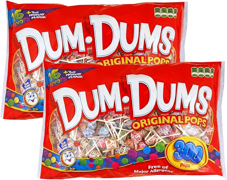 Dum Dums Original Mix 300 Count Bag (Two Pack) - All-Time Classic Flavors - Lollipops Bulk, Bulk ... | Amazon (US)