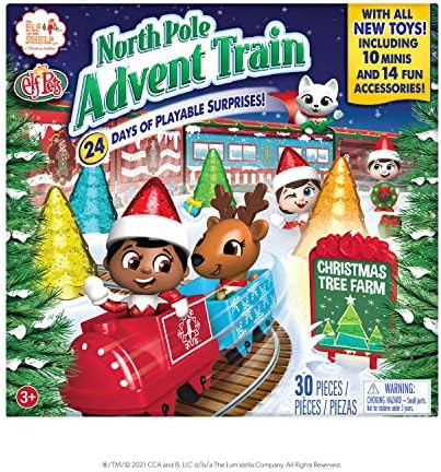 The Elf on the Shelf North Pole Advent Train (Scout Elf Not Included) | Amazon (US)
