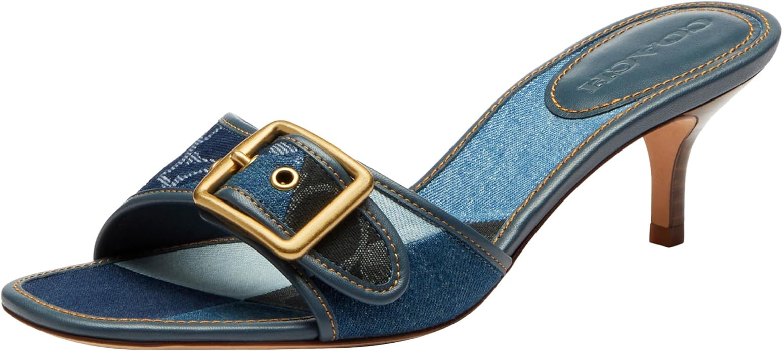 Coach Margot Sandals in Signature Jacquard | Amazon (US)