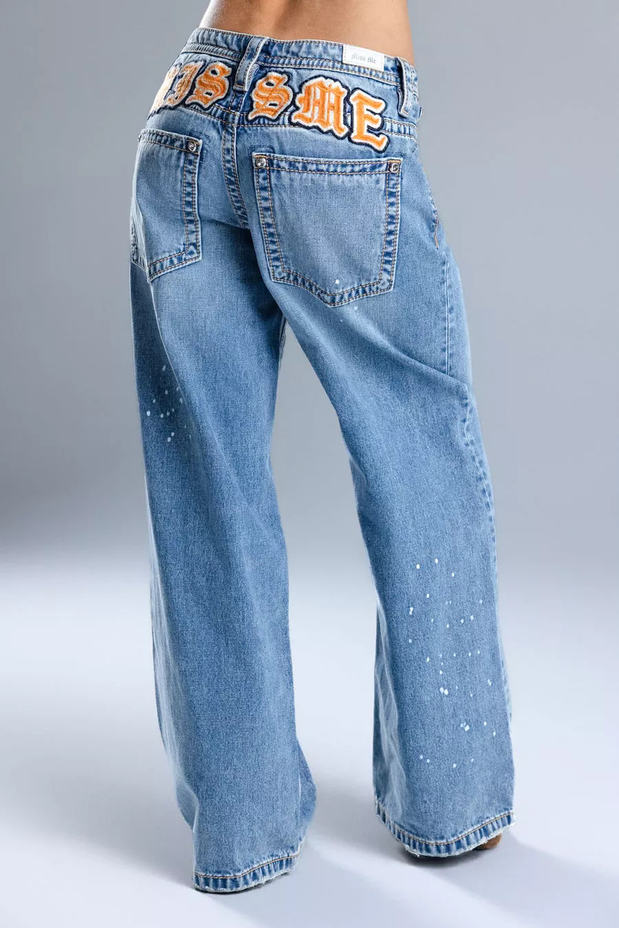 Miss Me Lyrix Baggy Wide Leg Jeans | Urban Outfitters (US and RoW)