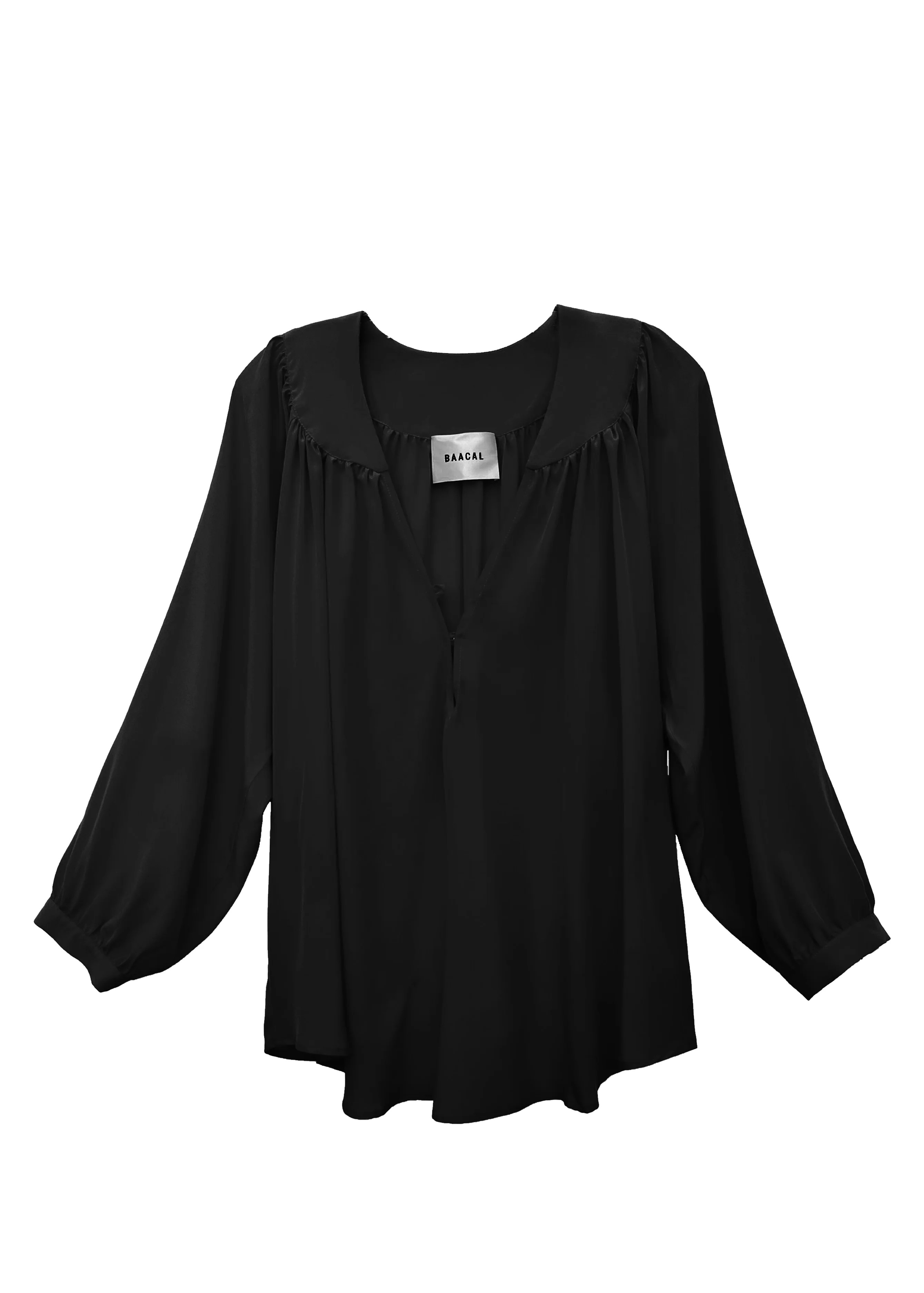 Stevie Blouse - Black Silk | BAACAL Limited, LLC