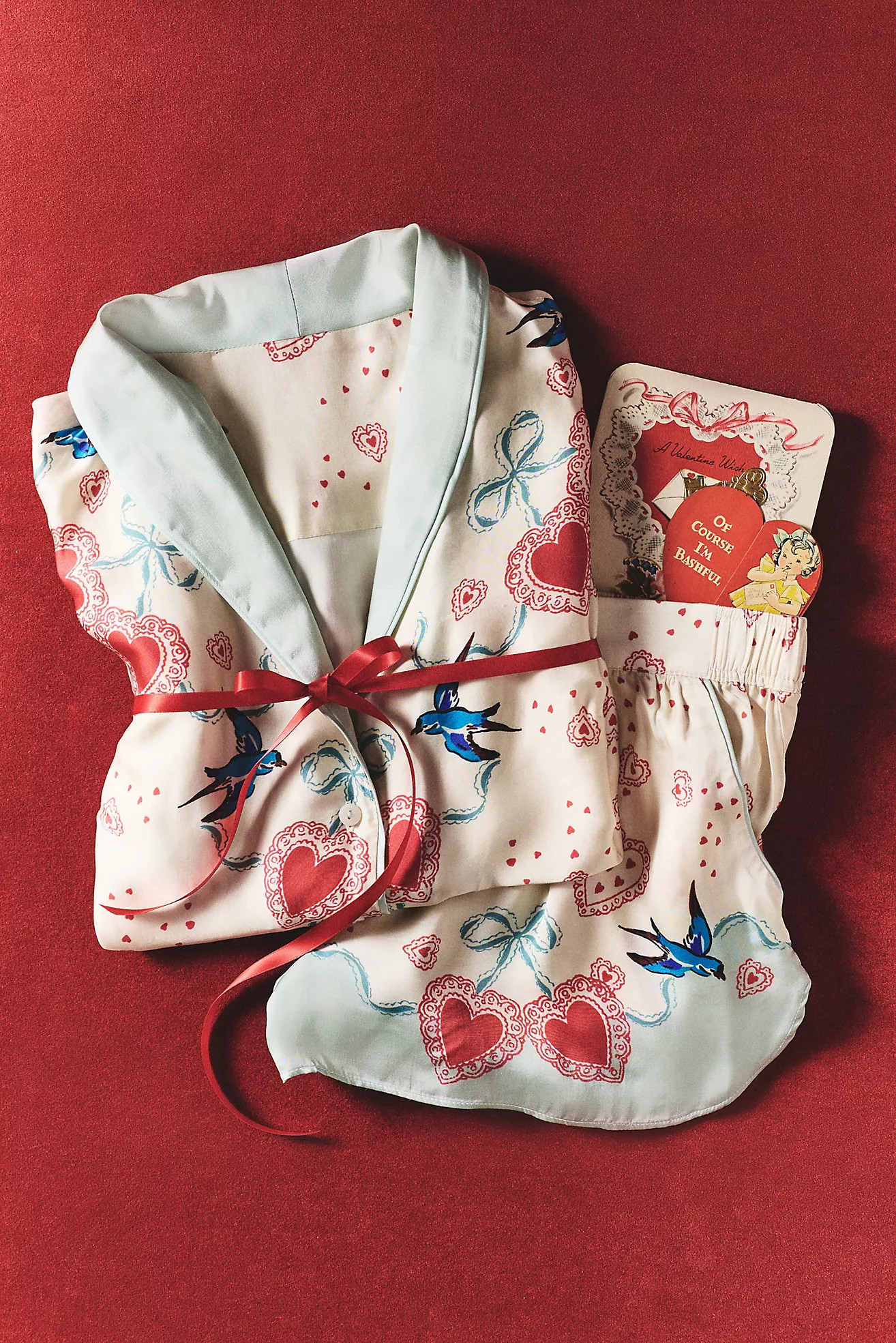 The LyreBird Silky Pajama Top | Anthropologie (US)