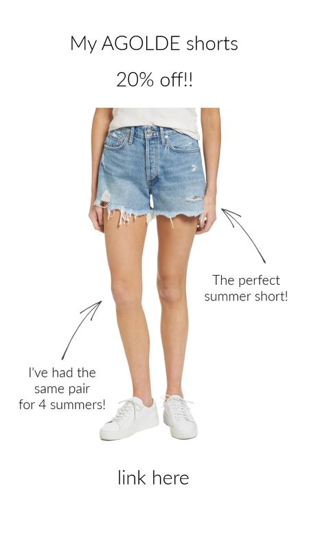 My absolute FAV shorts are on sale at Nordstrom!! They are the perfect denim shirt for summer and they fit so well! All sizes are in stock!! 
I wear a 0, 25 for reference!!✨

#LTKsalealert #LTKSeasonal #LTKFind