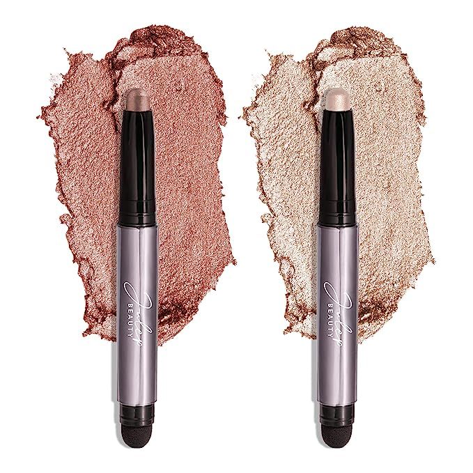 Julep Eyeshadow 101 Crème to Powder Waterproof Eyeshadow Stick Duo, Pearl Shimmer and Rose Shimm... | Amazon (US)