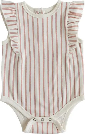 Ruffle Organic Cotton Bodysuit | Nordstrom