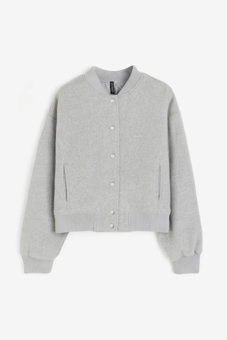 Felted Bomber Jacket | H&M (US + CA)