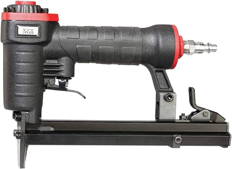 3PLUS H7116SP 22 Gauge 3/8-Inch Crown Pneumatic Upholstery Stapler for 71 Series Staples, 1/4-Inc... | Amazon (US)
