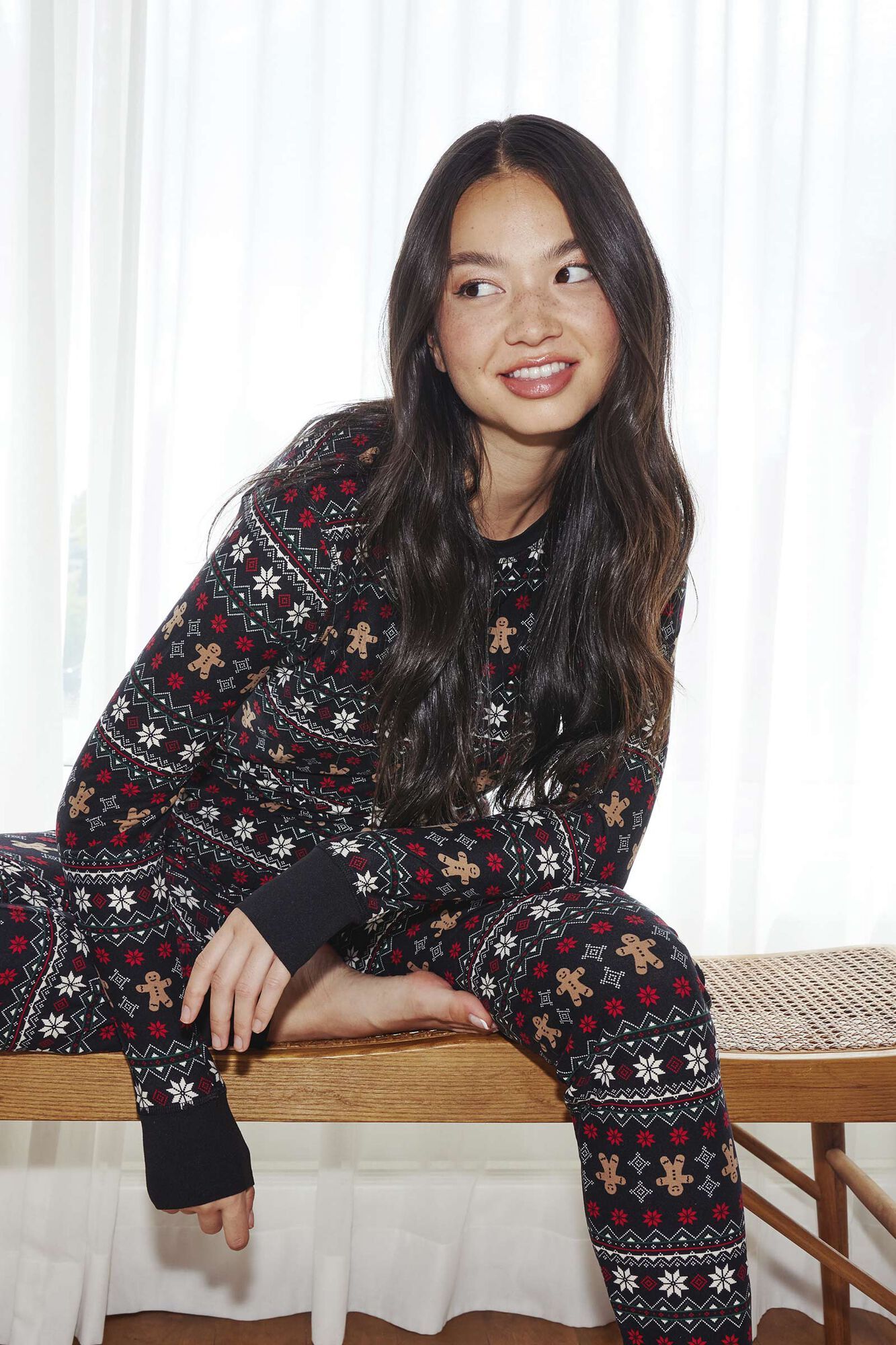 Fair Isle Skinny Jogger Pj Set | Ardene