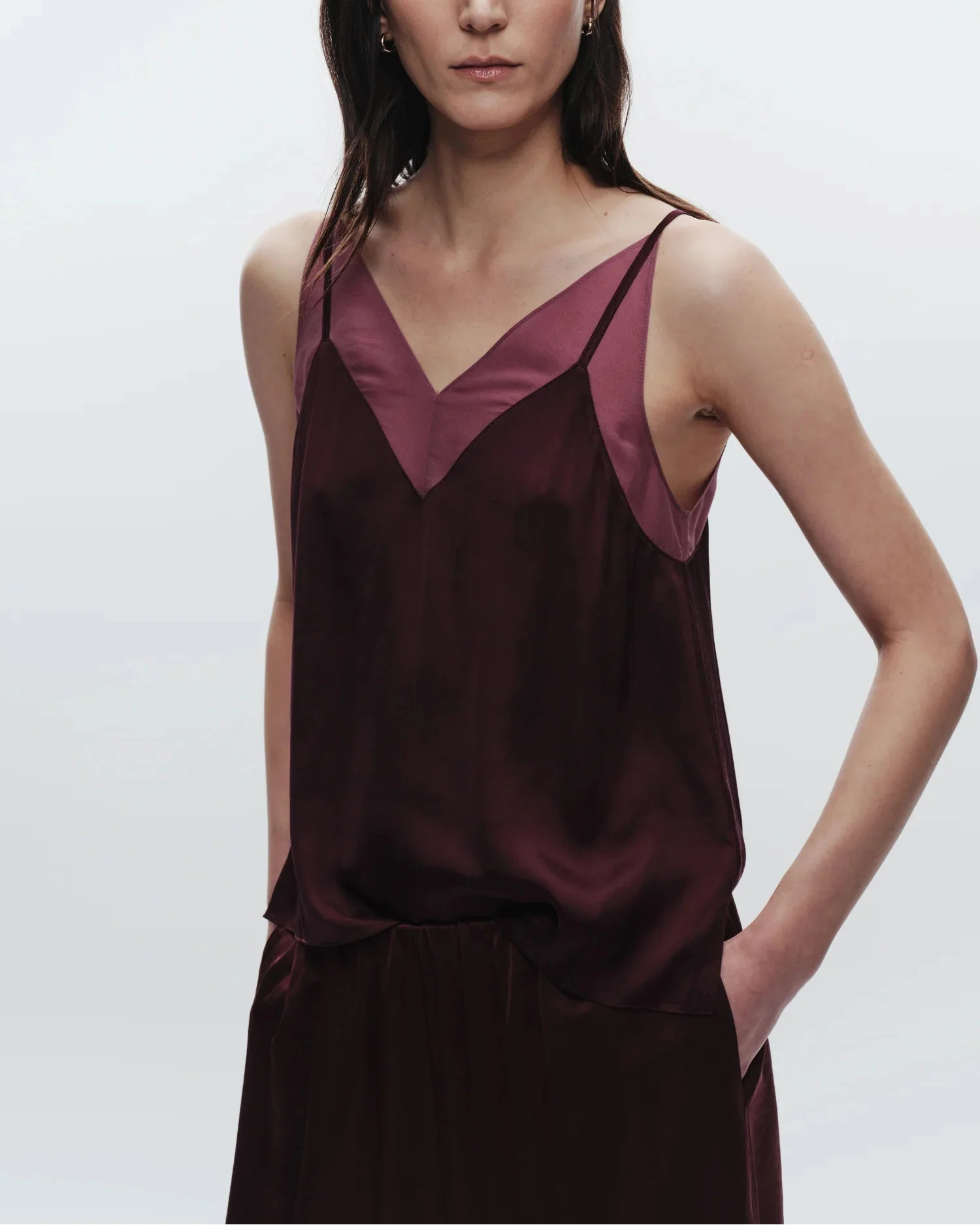 Odin Camisole in Grape | WEST2WESTPORT