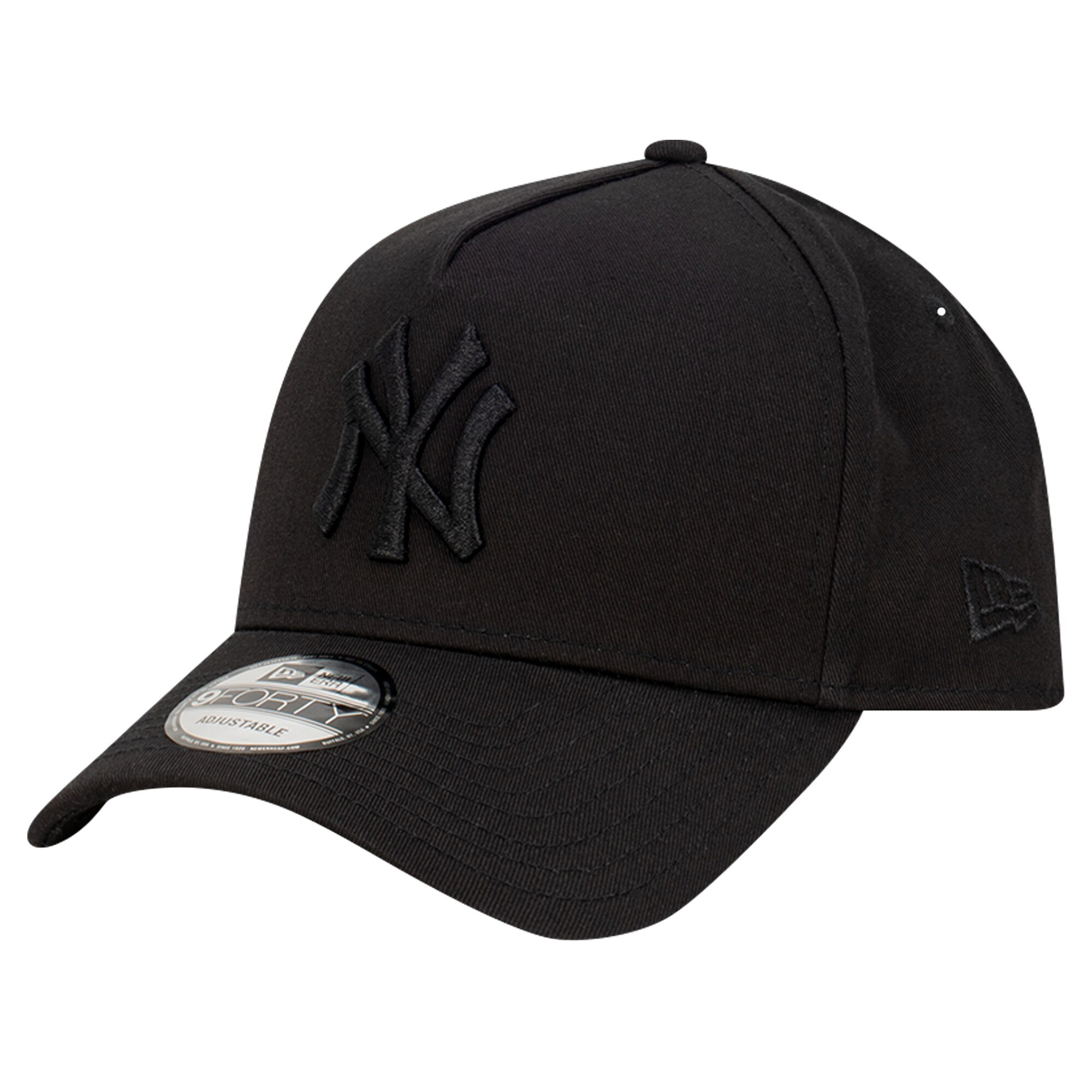 New York Yankees New Era A-Frame 9FORTY Adjustable Hat - Black | Lids