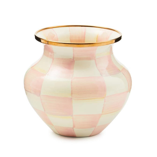 Rosy Check Vase | MacKenzie-Childs
