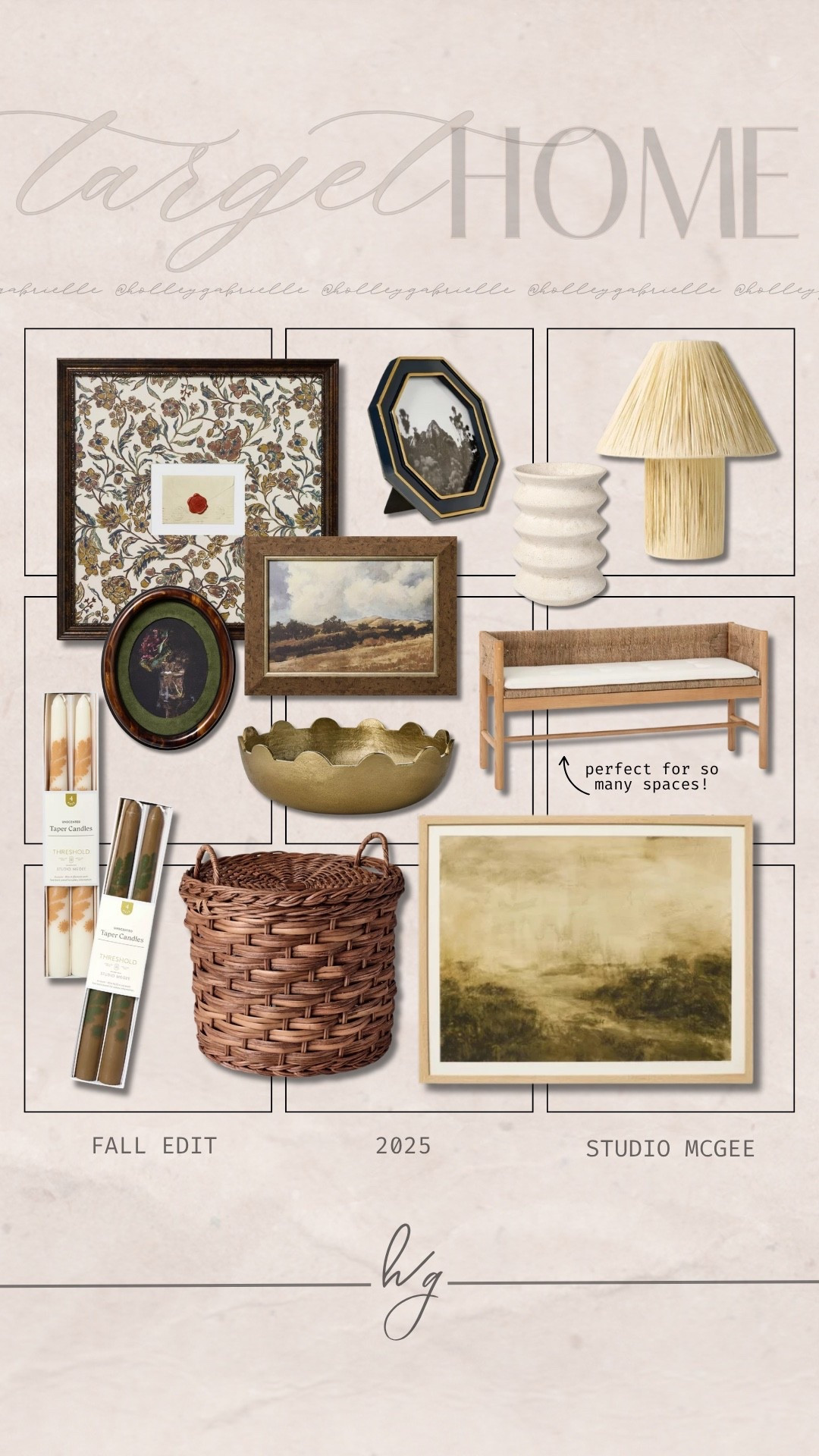 New from Studio McGee — their 2025 fall edit 🤎🍂🙌🏼 so many gorgeous pieces that honestly could be used & styled year round! I’m so excited to style what I snagged & share! ☺️

Target / threshold / home decor / cozy home / new arrivals / pillows / furniture / fall vibes / neutrals / Holley Gabrielle 

#LTKFindsUnder100 #LTKFindsUnder50 #LTKHome