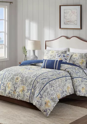 Harbor House Livia 5 Piece Cotton Duvet Cover Set | Belk