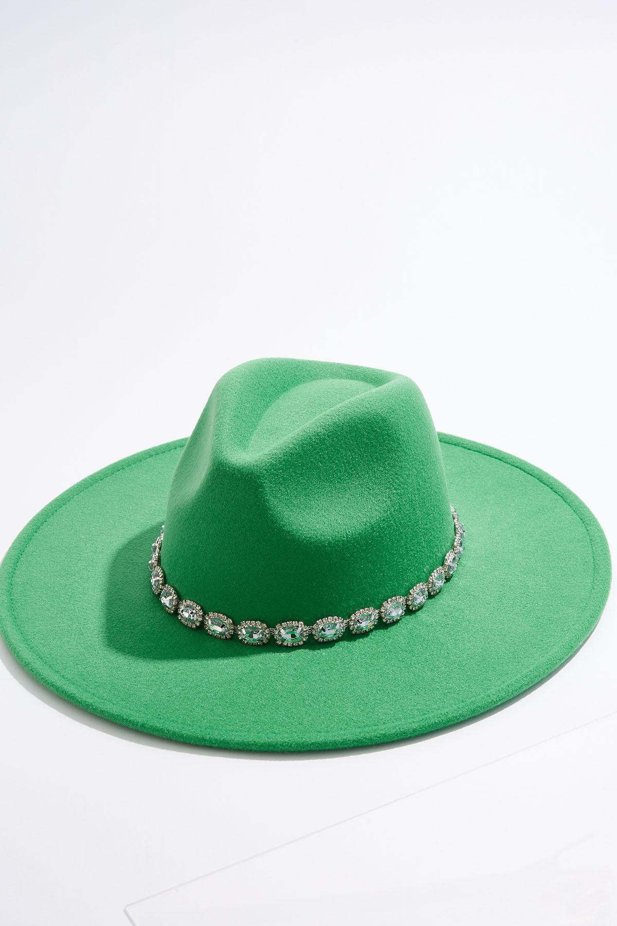 Rhinestone Band Panama Hat | Cato Fashions